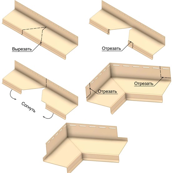 Изготовление внутреннего углового элемента отлива Döcke.