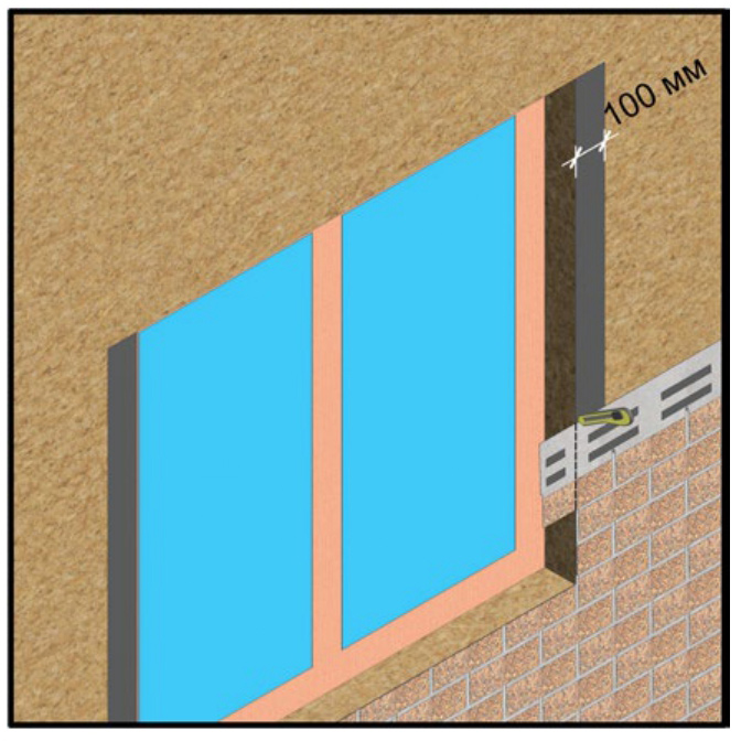 Подрезка фасадной плитки при подходе
                    к углам оконных проёмов.