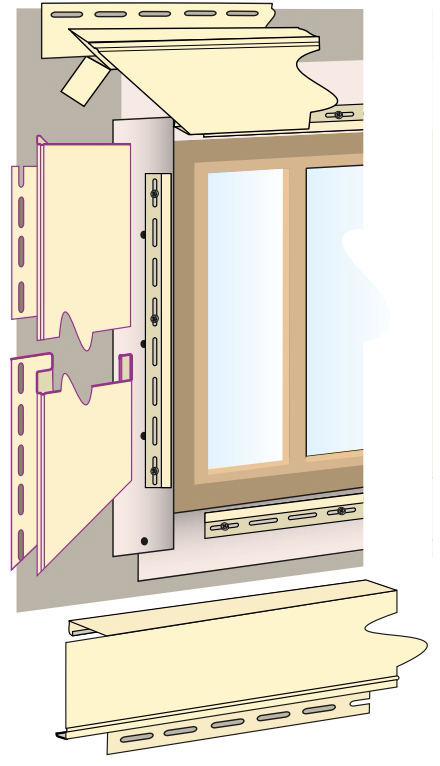 Обрамление оконных и дверных проемов с помощью наличника 89 мм