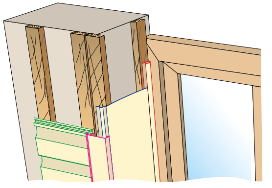 Обрамление оконных и дверных проемов с помощью наличника 89 мм и откоса