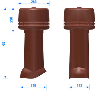 Чертёж Döcke Premium Трубный аэратор 167-650