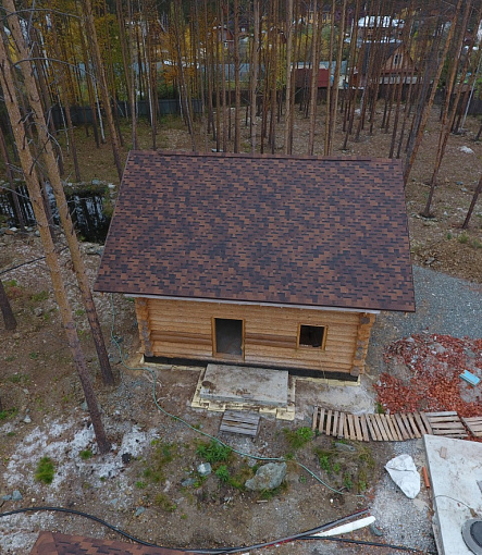 Битумная черепица, Серия Premium, Коллекция Генуя, Цвет Кофе - 35