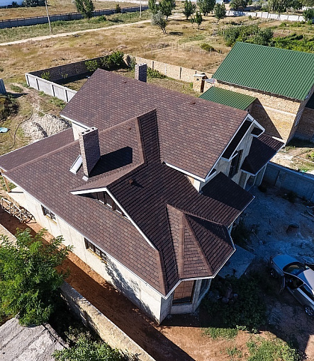 Гибкая черепица, серия PREMIUM, коллекция ЖЕНЕВА, цвет Арахис - 7