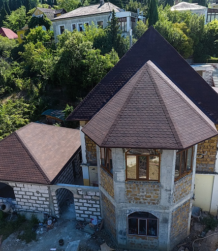Гибкая черепица, серия STANDARD, коллекция КОЛЬЧУГА, цвет Коричневый - 5