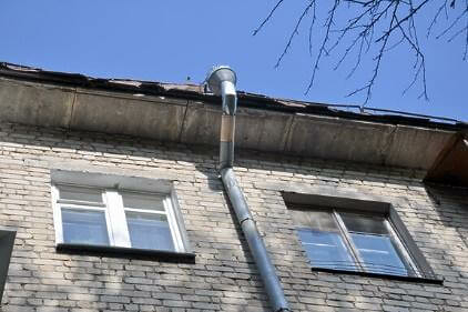 Водосток из оцинкованной стали