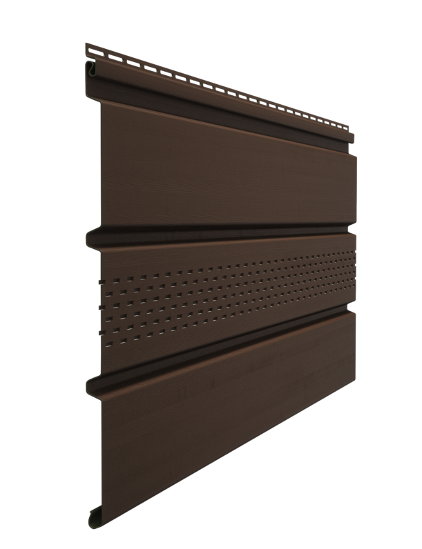Софит Standard, T4 с центральной перфорацией, каштан - 1