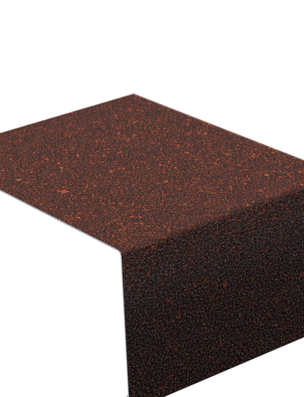 Наличник металлический с посыпкой, Красный - 1