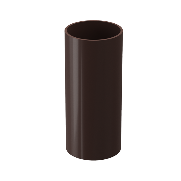 Труба водосточная 3 м Standard, тёмно-коричневый - 1