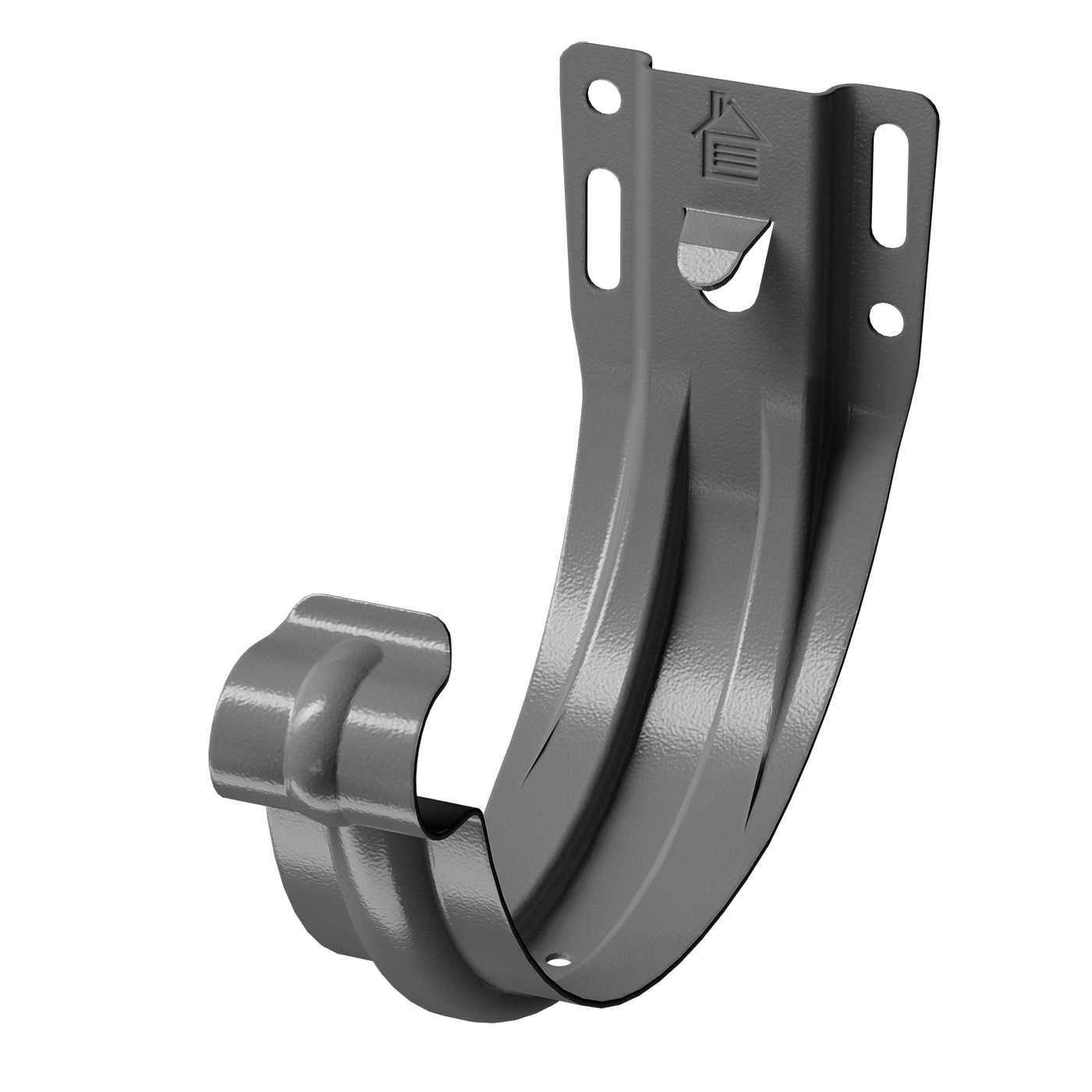 Кронштейн желоба карнизный (штампованный) Docke Stal Premium графит RAL  7024 купить от производителя
