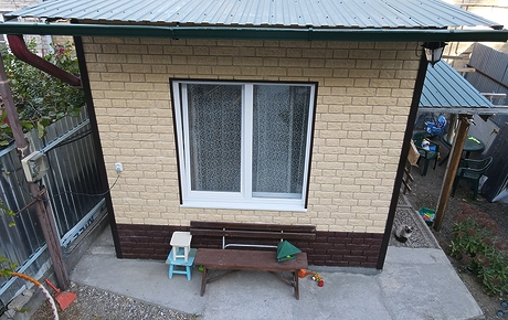 Сайдинг LUX под камень, Bergart, кешью - 2