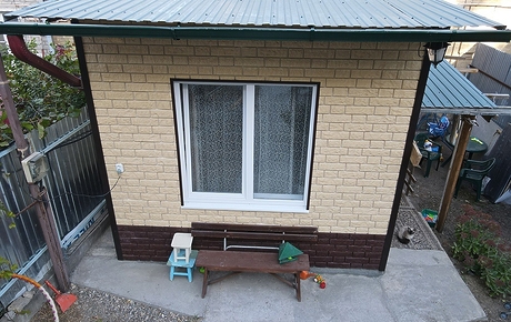 Сайдинг LUX под камень, Bergart, кедровый орех - 13